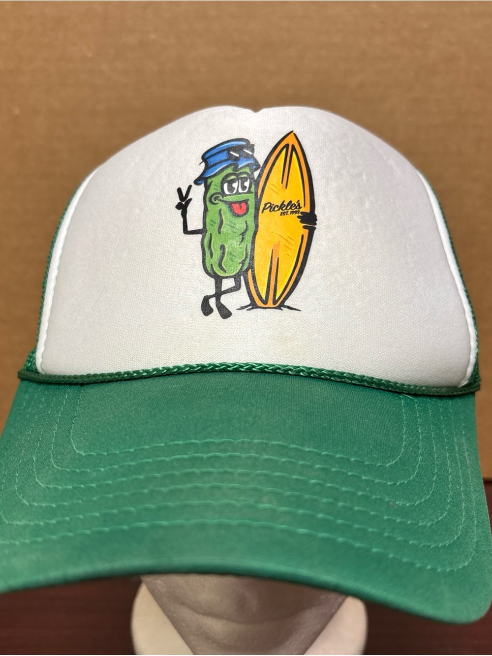Pickle's Trucker Hat Cap Snap Back Unisex One Size Mesh Seaside FL Rope Beach